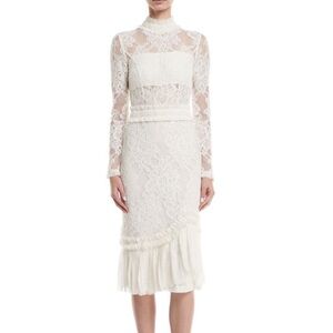 Alexis Annabella Lace white dress